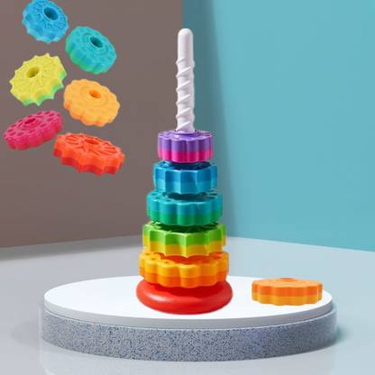 calyxia Spinning tower play toy to keep children away from technology