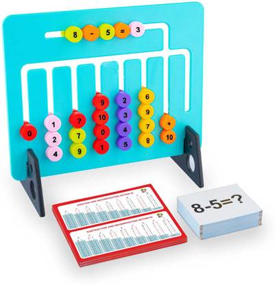 xelix A to Z and 1 to 10 Alphabet Montessori Slide Puzzle Game For Kids