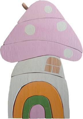 littleok Rainbow House Stacker Toy