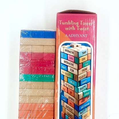 अध्यंत Tumbling Tower With Twist Building & Stacking | Strategic Gameplay for Kids