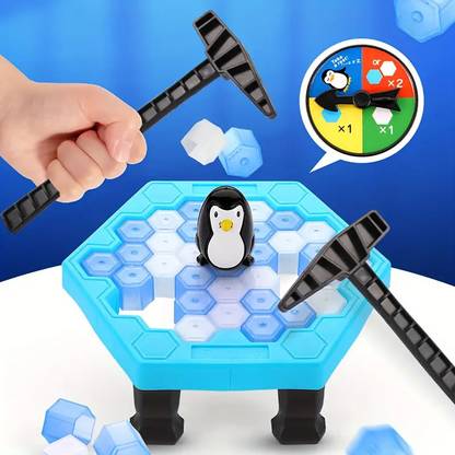 Elecart Save Penguin On Ice Game Penguin Trap Break Ice Toys Childrens Puzzle Brain Game