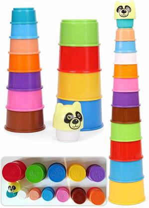 Game Phactory Stacking Cups Baby Toys for Kid's