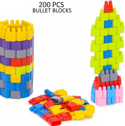 AMUSING Kids Learning Game Puzzle Education Bullet Blocks upto 3 years kids