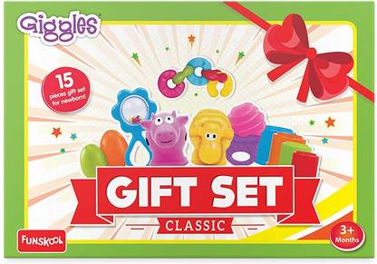 FUNSKOOL Giggles Gift Set ClassicToy Gift Set for New Born 6 Months & Above, Infant Toys