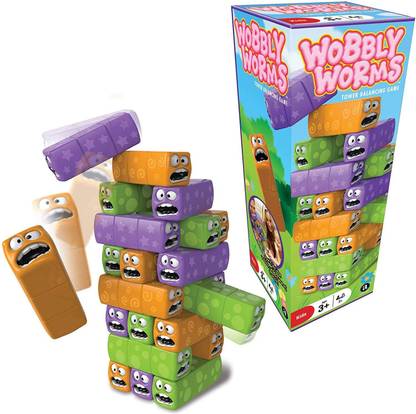 Magicwand Wobbly Worms Tower Balancing Game