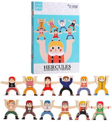 KET Hercules Wooden Jenga ,Balance Stacking game for kids