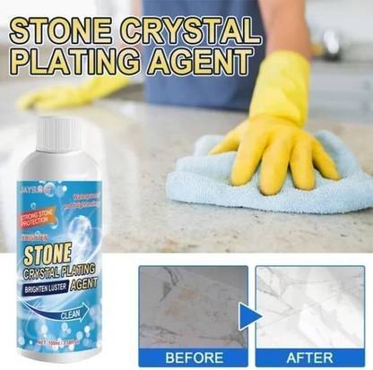 vk sales Stone Stain Remover Cleaner,Crystal Plating Agent, Marble Stone Cleaner Polishes Stain Remover