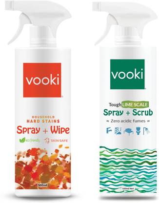 vooki Hard and Lime Scale Descaler Spray Stain Remover
