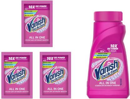 Vanish All in One Liquid & Powder Detergent Booster 75G + 180ML Stain Remover