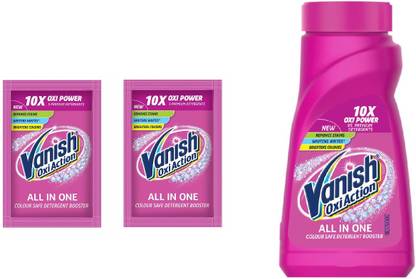 Vanish All in One Liquid & Powder Detergent Booster 50G + 180ML Stain Remover