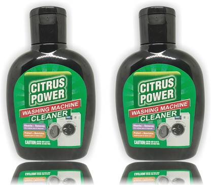 CITRUS POWER Washing Machine Cleaner/descaler Liquid Top/Front Load [FOR PERFECT CLEANING OF TUB/DRUM] 150ml Pack of 2 Stain Remover