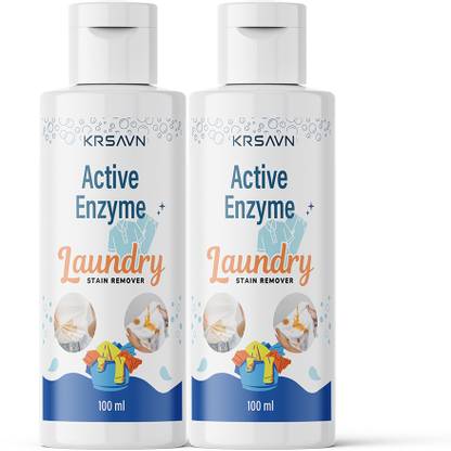 KRSAVN Enzyme-Based Stain Remover for Clothes, New and Old Laundry, Spot Cleaner Stain Remover