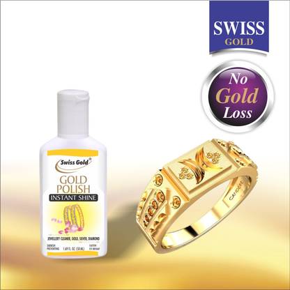 swiss gold Instant Shine Jewelry Cleaner Gold Polish, Jewellery Polish Stain Remover