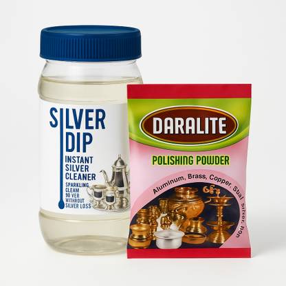SILVER DIP Modicare Silver Cleaner Instant Silverdip Sparkling Clean, 300ML Pack of 1 Stain Remover