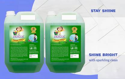 swacch Green Phenyl Surface Cleaner I Pine Oil Base I 5 Litre Combo Pack of 2 Stain Remover