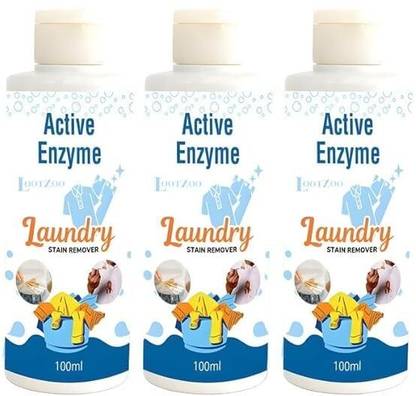 WIVZI Wash Stain Remover with Brush | Works 1st Time Against Tough Stains |Liquid Stain Remover