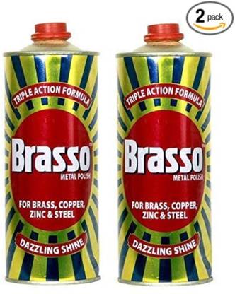 aadeshwar --brasso metal polish-100ml ( pack of 2 nos) Stain Remover