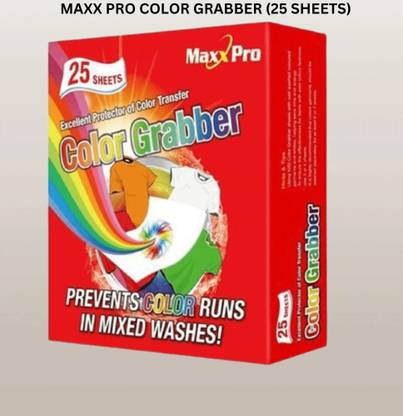 MaxxPro Color Catcher The Ultimate Laundry Companion for Vibrant Clothes - 25 Sheets Stain Remover