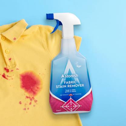 Astonish Fabric Stain Remover 750ml | Rose & Peony Fragrance Stain Removing Cleaner from UK s Official Indian Distributor Stain Remover