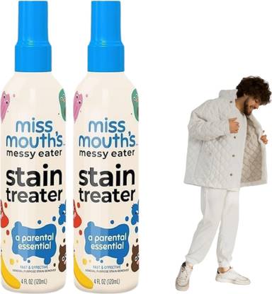 NOXUVO Effective stain remover for clothes (Pack of 2) | Fabric & Cloth Cleaner Spray L Stain Remover