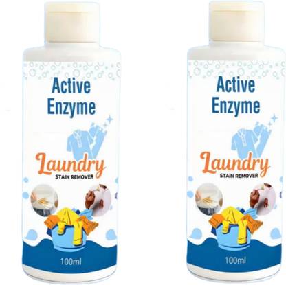 Matangi Enterprise Active Enzyme Laundry Stain Remover for Fabric Removes Tough Stains Pack of 2