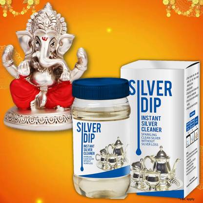SILVER DIP Modicare silver cleaning New Dip Instant Cleaner for a bright and tarnish 300ML Stain Remover