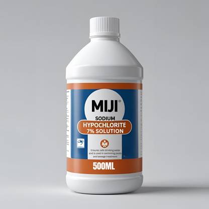 MIJI Sodium Hypochlorite Solutions 7% Powerful Disinfeactant Agent Stain Remover