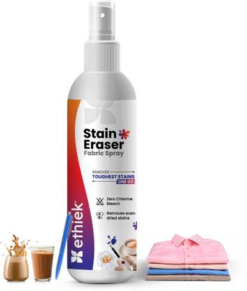ethiek Stain Eraser Fabric Spray | Instant Remover for Fresh & Old Stains, Color Safe Stain Remover