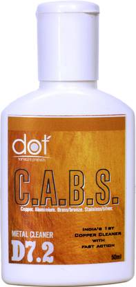 dot CABS 50ml | Copper, Brass, Bronze, Aluminium, Stainless Steel, Silver Stain Remover