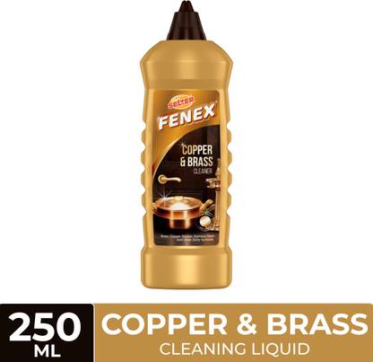 SELZER Copper & Brass Cleaner with Anti-Tarnish Protection | Cleaning Liquid - 250ml Stain Remover