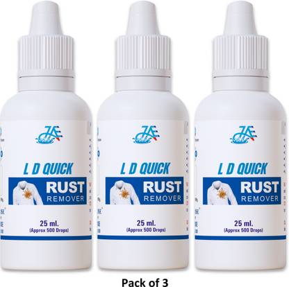 LD Quick Rust Stain Remover |Handy and Easy to Use | 25ml + 25ml + 25ml ( Pack of 3) Stain Remover