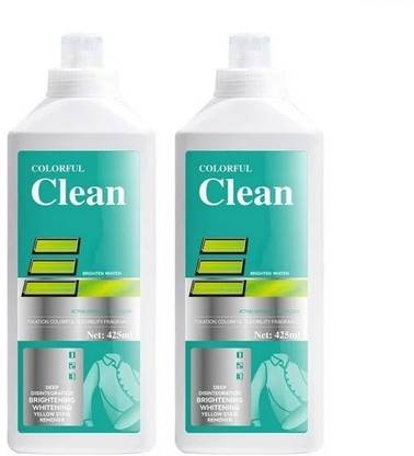 NEXTSET Colorful Clean Fabric Brightener & Stain Remover | Whitening Liquid Stain Remover