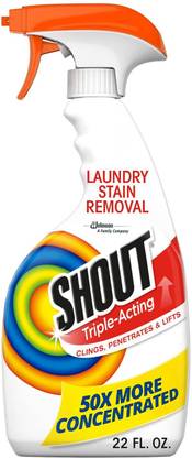 SHOUT Active Enzyme Laundry Stain Remover Spray Stain Remover