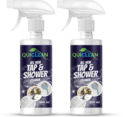 QUICLEAN Tap & Shower Cleaner for Bathroom Fittings & Tiles 1000ML Stain Remover