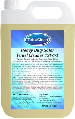 TetraClean Heavy Duty Solar Panel Cleaner TSPC1|Remove Oil & Grease / Chimney Dust Etc. Stain Remover