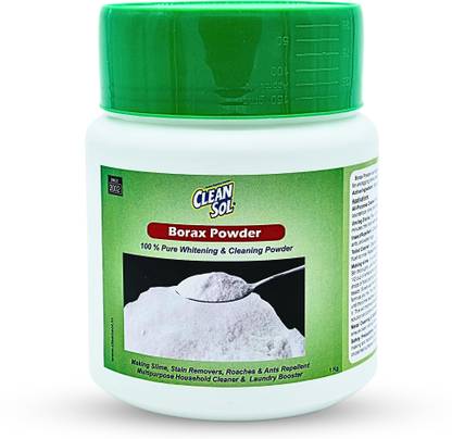 cleansol Borax Powder 100% Pure, Whitening, Cleaning, and Bug Repellant and making Toy Slime. Stain Remover