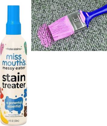 NOXUVO Fabric Safe miss mouth stain remover | Quick Action Cloth Cleaning Spray Liquid Stain Remover
