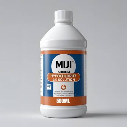 MIJI Sodium Hypochlorite Solutions 1% Powerful Disinfeactant Agent Stain Remover