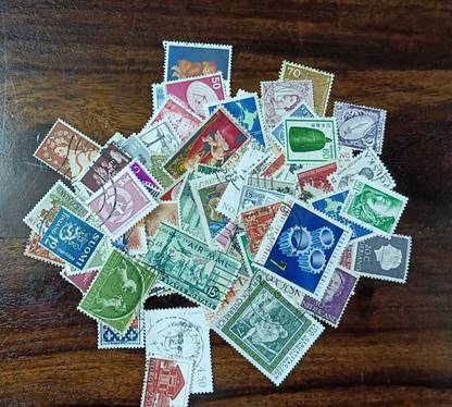 PCC Worldwide Stamps 70-80 Different Stamps From Minimum 15 Different Countries Stamps