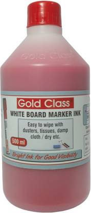 GoldClass 500ml Whiteboard Marker ink Red - 1 Bottle Stamp Pad Ink