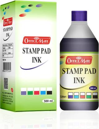 Soni Officemate Stamp Pad Ink, 500ml Violet Colour - Pack of 1 Stamp Pad Ink