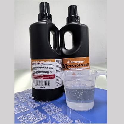 Artline Xstamper Advance Resin Polymer – 1kg Clear Colour | UV Liquid for Rubber Stamps Stamp Pad Ink