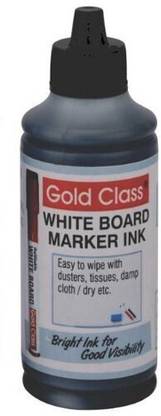 GoldClass 100ml Whiteboard Marker ink Black - 1 Bottle Stamp Pad Ink