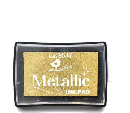 LITTLE BIRDIE Metallic Ink Pad Retro Gold