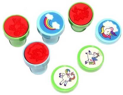AMANVANI Unicorn Stamps for Kids Emoji Stamps School Craft Return Gift
