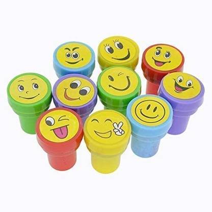 wingscreation Emoji Stamps for Kids – Educational Toys Art and Craft School Supplies