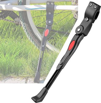 Manogyam Bicycle Side Stand Alloy Kick Stand Cycle Accessories Height Adjustable Cycling Stand