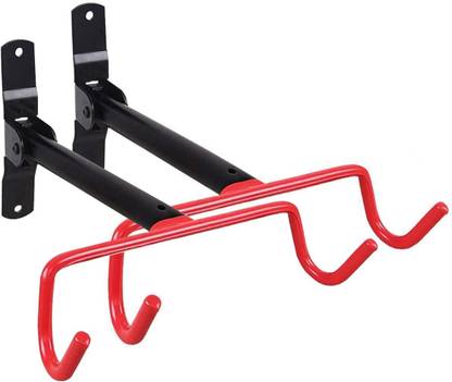 IRIS Horizontal Wallmount Bike Rack for Garage Indoor Shed with Screws (Pack of 2) Cycling Stand