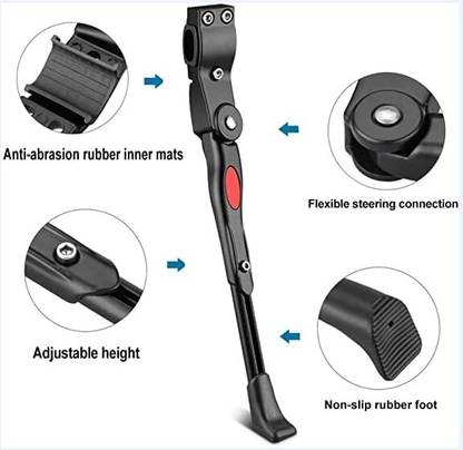 Gymisa Bike Kickstands Side Kickstand Bike Stand Adjustable Support Cycling Stand Cycling Stand