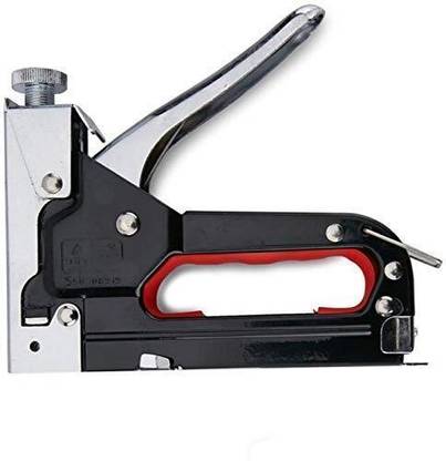 SHARNGA Manual 3 in 1 Stapler Gun with Staple Pins , Furniture Stapling Tool Staple Gun Tacker with 1100 Staple Nails Ideal for Woodworking Stapler Gun